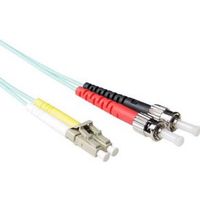 ACT 20 meter LSZH Multimode 50/125 OM3 glasvezel patchkabel duplex met LC en STconnectoren