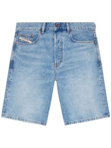 Diesel short droit à patch logo - Bleu