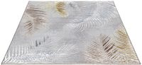 Laagpolig Palmbladeren Vloerkleed Crème -200 x 290 cm