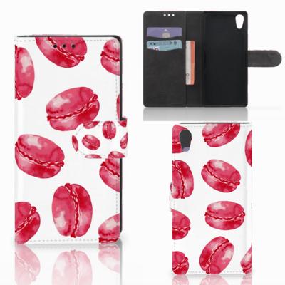 Sony Xperia XA1 | Book Cover | Pink Macarons