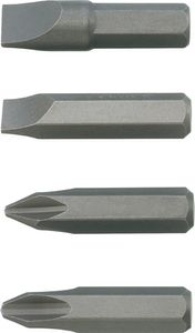 Promat Set bits | 4 delig | 5/16 inch sleuf 8 + 10 mm, PH 2 + 3 | v. 4000828191 - 4000828192 - 4000828192
