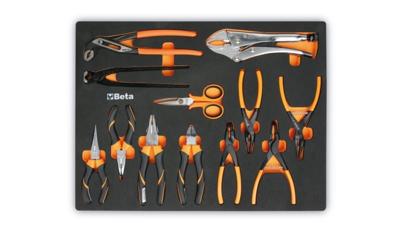Beta Mm129 Zachte Inlegbak Met 12 Gereedschap - 024580129