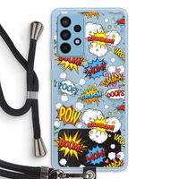 Pow Smack: Samsung Galaxy A52 Transparant Hoesje met koord