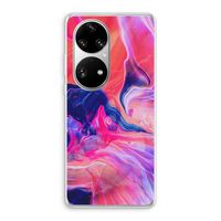 Earth And Ocean: Huawei P50 Pro Transparant Hoesje Earth And Ocean: Huawei P50 Pro Transparant Hoesje