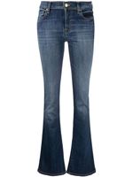 7 For All Mankind jean évasé à taille basse - Bleu