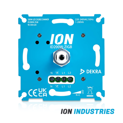 ION INDUSTRIES | LED Zigbee Dimmer | 0-200W | Fase-afsnijding (RC) | Ion Industries | Ion Industries | Ion Industries | Ion Industries | Ion | Ion | |