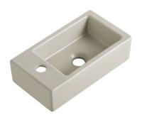 Fontein Wiesbaden Rhea M 40x22x11 cm Links Keramiek Beige