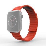 Siliconen Loop bandje - Rood - Geschikt voor Apple Watch 44mm / 45mm / 46mm / 49mm