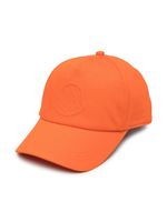 Moncler Enfant casquette à logo embossé - Orange