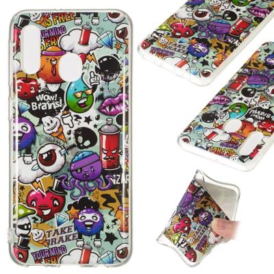 Noctilucent TPU softcase voor Galaxy A20e (onzin)