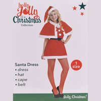 Kerstvrouwpak- 4-delig