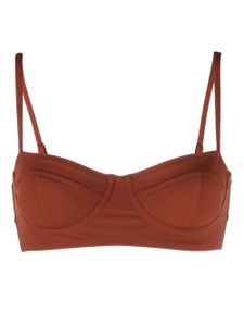 Ulla Johnson haut de bikini Zahara - Marron