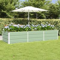 Plantenbak Groen 240 x 80 x 45 cm Staal