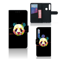 Motorola One Action Leuk Hoesje Panda Color