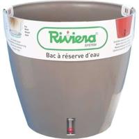 RIVIERA Waterreservebak - Rond - Ø 36 x H 33 cm - Taupe