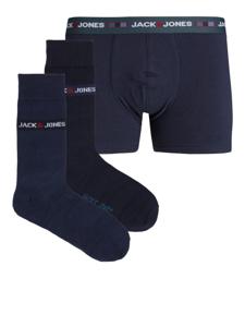 Jack & Jones Jack & Jones Heren Kerst Giftbox JACDNA LOGO Donkerblauw