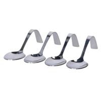 Cosy & Trendy Amuselepels - 4x stuks - 13 cm - RVS