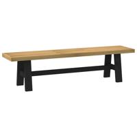 Eetbank NOAIN A-vormige poten 180x40x45 cm massief hout Eetbank NOAIN A-vormige poten 180x40x45 cm massief hout