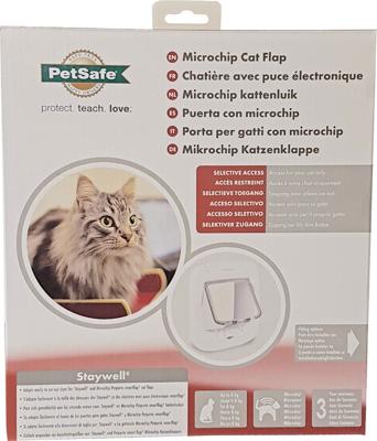 PetSafe microchip kattendeur wit PPA19-16145 - Gebr de boon