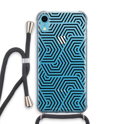 Magic pattern: iPhone XR Transparant Hoesje met koord