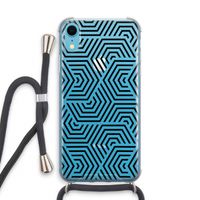 Magic pattern: iPhone XR Transparant Hoesje met koord Magic pattern: iPhone XR Transparant Hoesje met koord