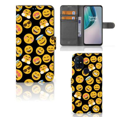 OnePlus Nord N10 | Telefoon Hoesje | Emoji | Portemonnee hoesje