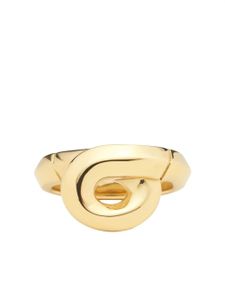 Ferragamo bague de foulard à motif Gancini - Or