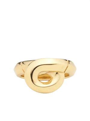 Ferragamo bague de foulard à motif Gancini - Or