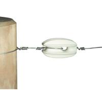 AKO hoekisolator s polyamide wit v staaldraad zakje 10 st