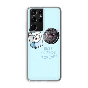Best Friend Forever: Samsung Galaxy S21 Ultra Transparant Hoesje