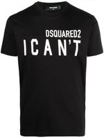 DSQUARED2 t-shirt à logo imprimé - Noir