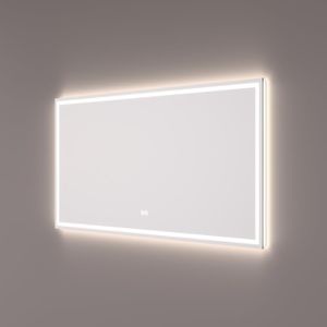 Hipp Design 9000 spiegel 100x70cm met LED verlichting, touchdimmer en spiegelverwarming