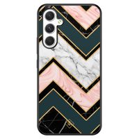 Samsung Galaxy A54 hoesje - Marmer triangles