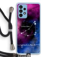 Sterrenbeeld - Donker: Samsung Galaxy A52 Transparant Hoesje met koord