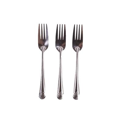 Benson diner vorken - 3x - RVS - 19 cm - tafelbestek
