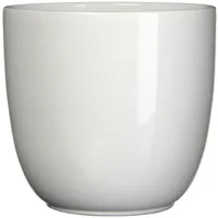 Mica Decorations bloempot Tusca rond 31x28,5 cm wit