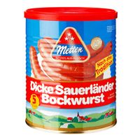 Metten - Dikke Sauerländer Bockworst - 5x 100g (500g) - thumbnail