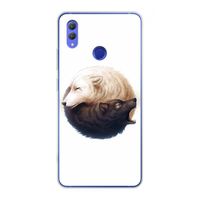 Yin Yang Wolves: Honor Note 10 Transparant Hoesje