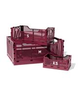 HEMA Klapkrat letterbord recycled bordeauxrood (bordeauxrood)