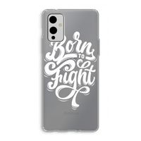 Born to Fight: OnePlus 9 Transparant Hoesje