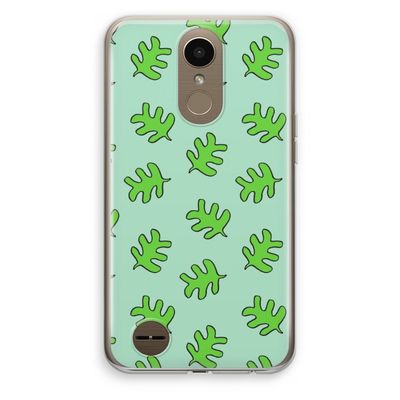Groene blaadjes: LG K10 (2017) Transparant Hoesje