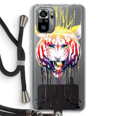 Fading: Xiaomi Redmi Note 10S Transparant Hoesje met koord