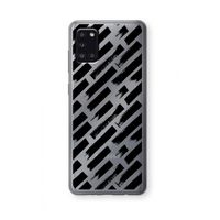 Zwarte vegen: Samsung Galaxy A31 Transparant Hoesje Zwarte vegen: Samsung Galaxy A31 Transparant Hoesje