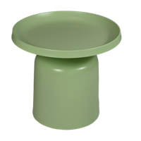 Bijzettafel Mara - 50x50x42 - Licht groen- Gepoedercoat metaal