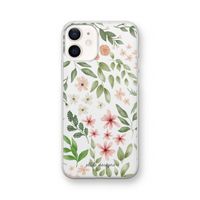 Botanical sweet flower heaven: iPhone 12 Transparant Hoesje