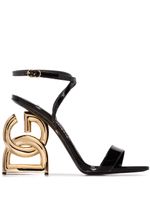 Dolce & Gabbana sandales DG Pop Keira 105 mm - Noir