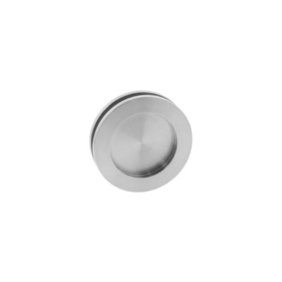 Schuifdeurkom glasdeur 55 mm rvs geborst.