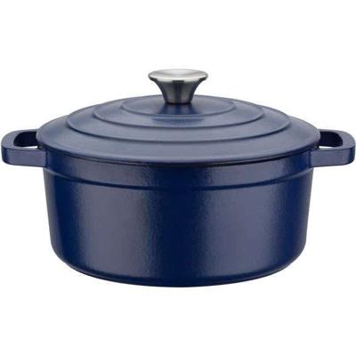 GSW - Blue Magic - Soeppan - Ø 20 cm - Gietijzer - Blauw - Alle warmtebronnen inclusief inductie