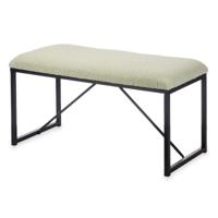 Bank Groen Metaal Stof 81 x 42 x 38 cm