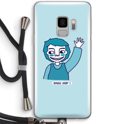 Zwaai: Samsung Galaxy S9 Transparant Hoesje met koord
